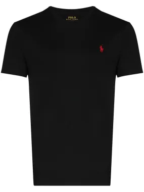 Polo Ralph Lauren T-shirt ajusté à col rond en jersey Polo Black