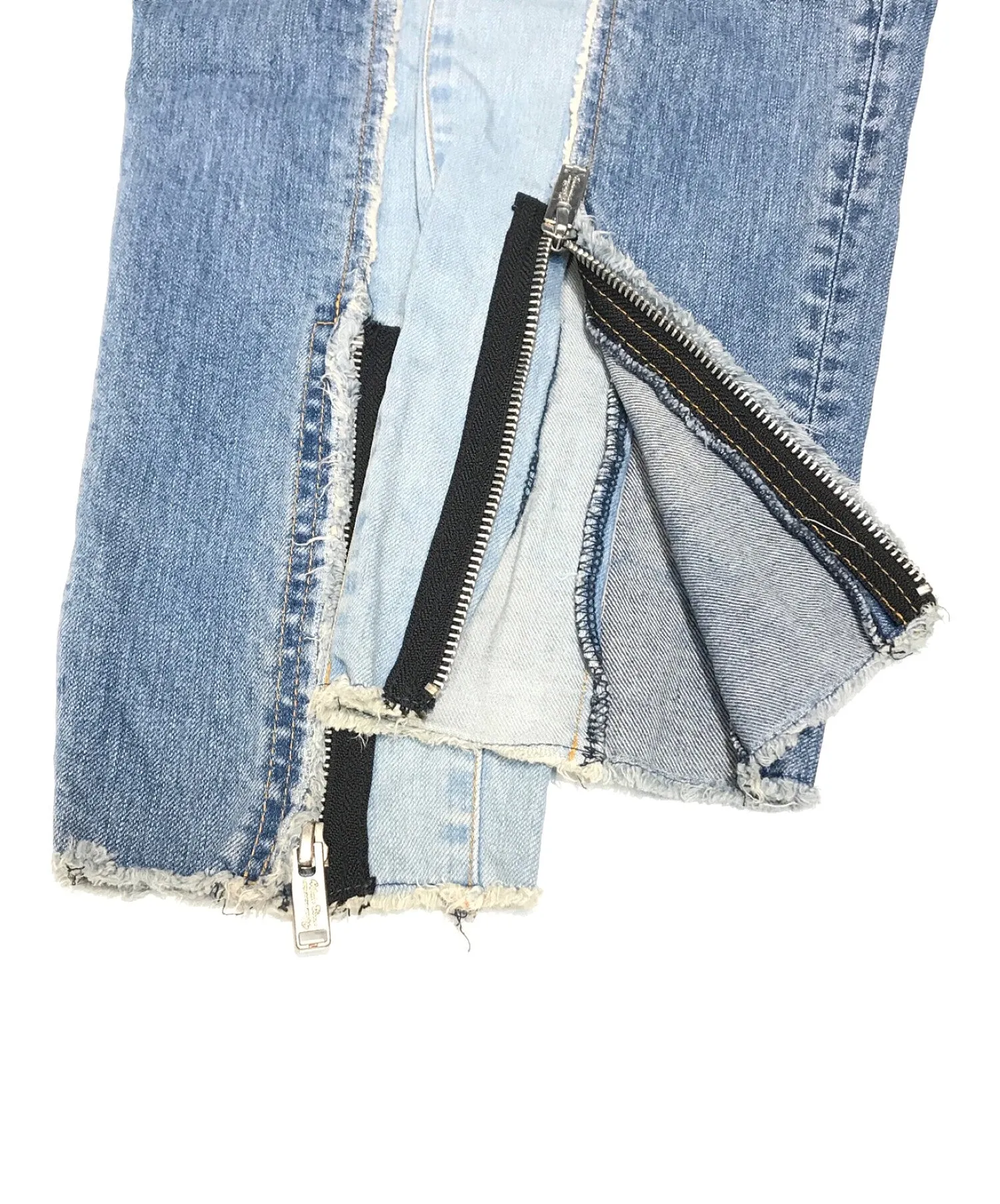 [Pre-owned] JohnUNDERCOVER 18AW Cut-off Stretch Denim Pants JUV4505-1