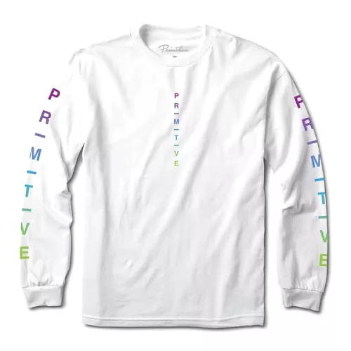 Primitive Moods Gradient Tee White