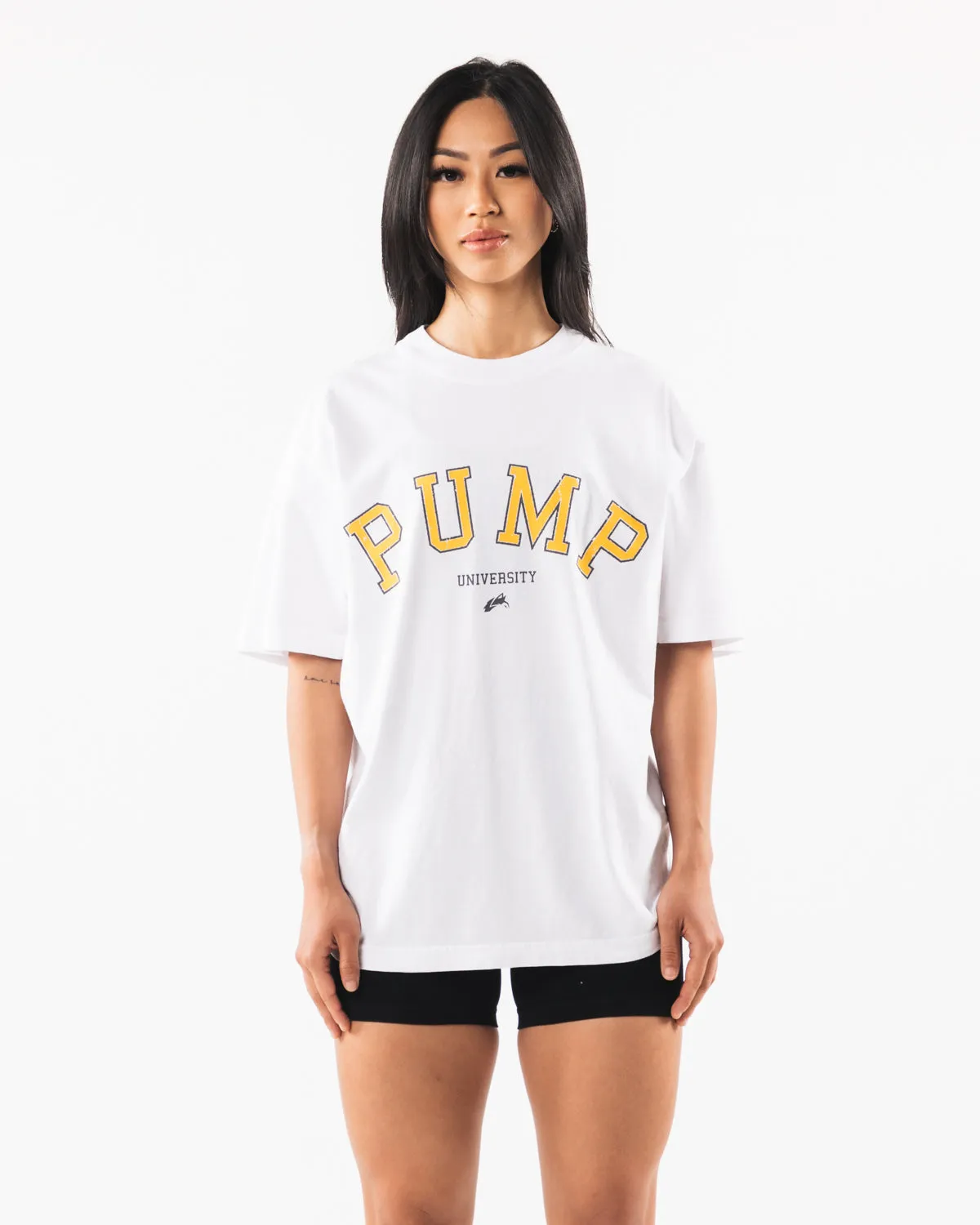 Pump University Tee - White