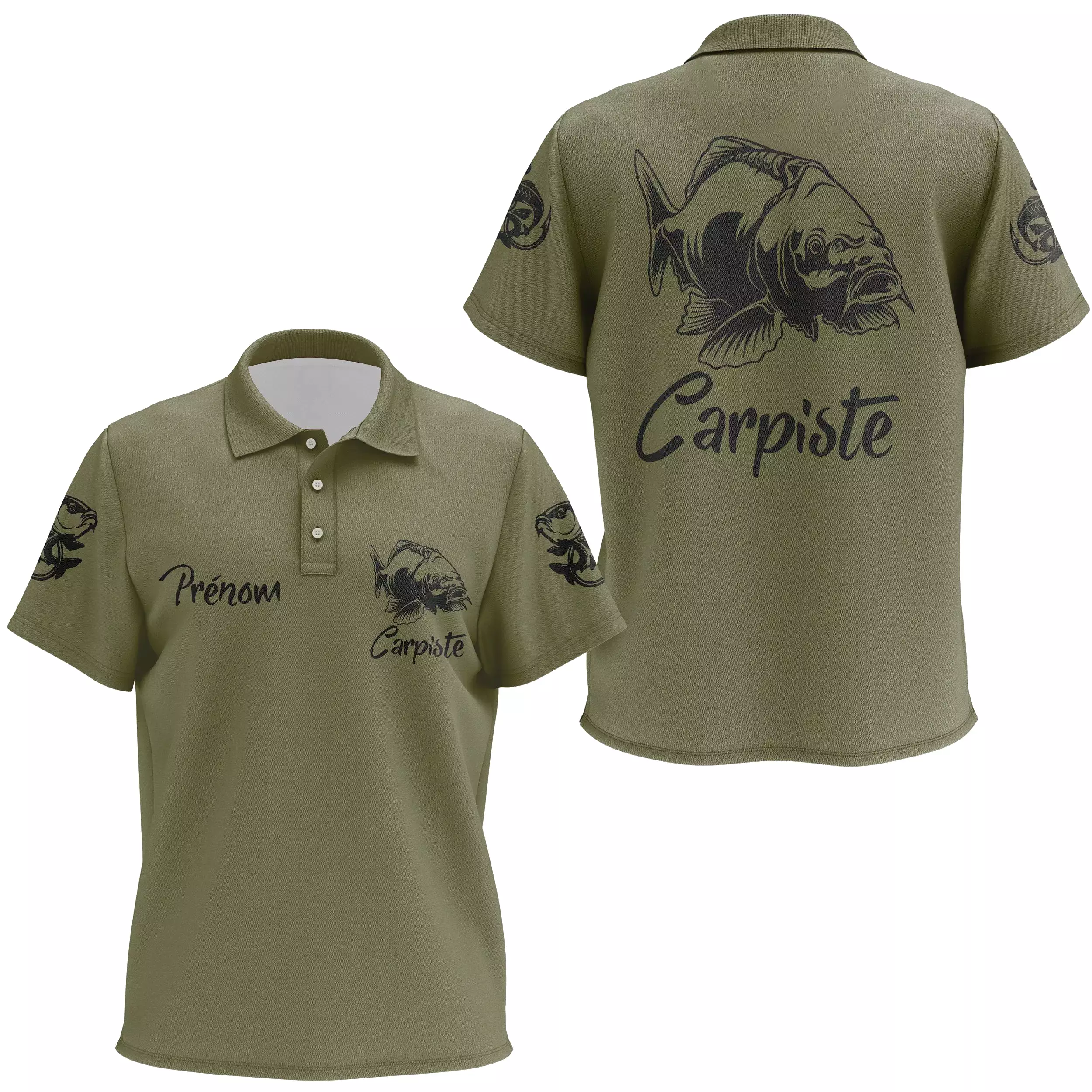 Pêche De La Carpe, Cadeau Original Pêcheur, Tee Shirt, Sweat A Capuche, Maillot Anti UV Personnalisé Pour La Pêche - CT21122225