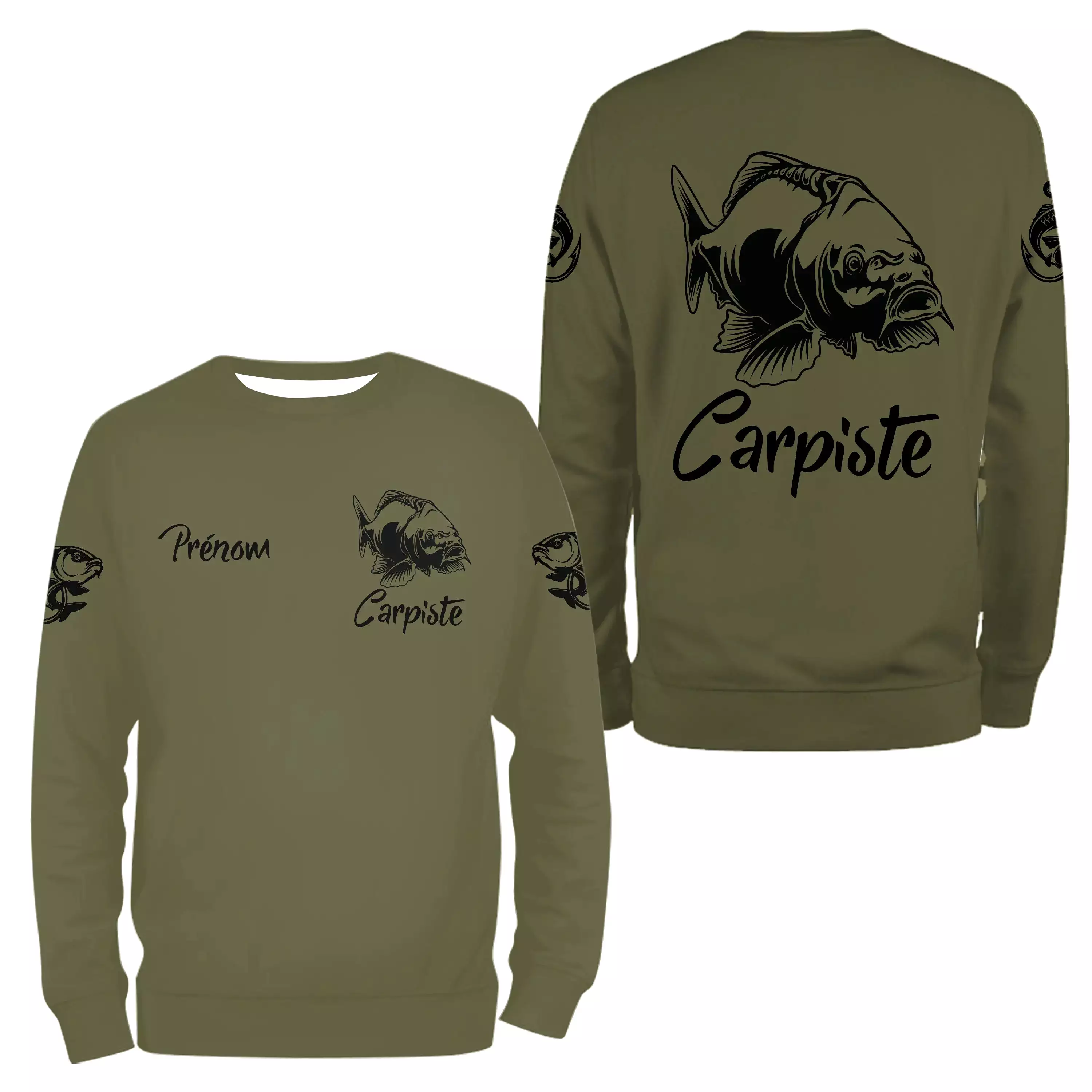 Pêche De La Carpe, Cadeau Original Pêcheur, Tee Shirt, Sweat A Capuche, Maillot Anti UV Personnalisé Pour La Pêche - CT21122225