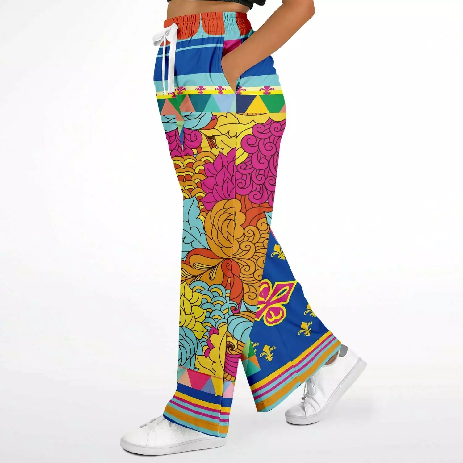 Queenie Eco-Poly Stretchy Phat Bellbottoms