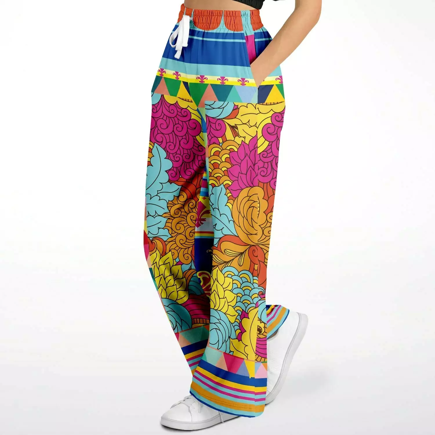 Queenie Eco-Poly Stretchy Phat Bellbottoms