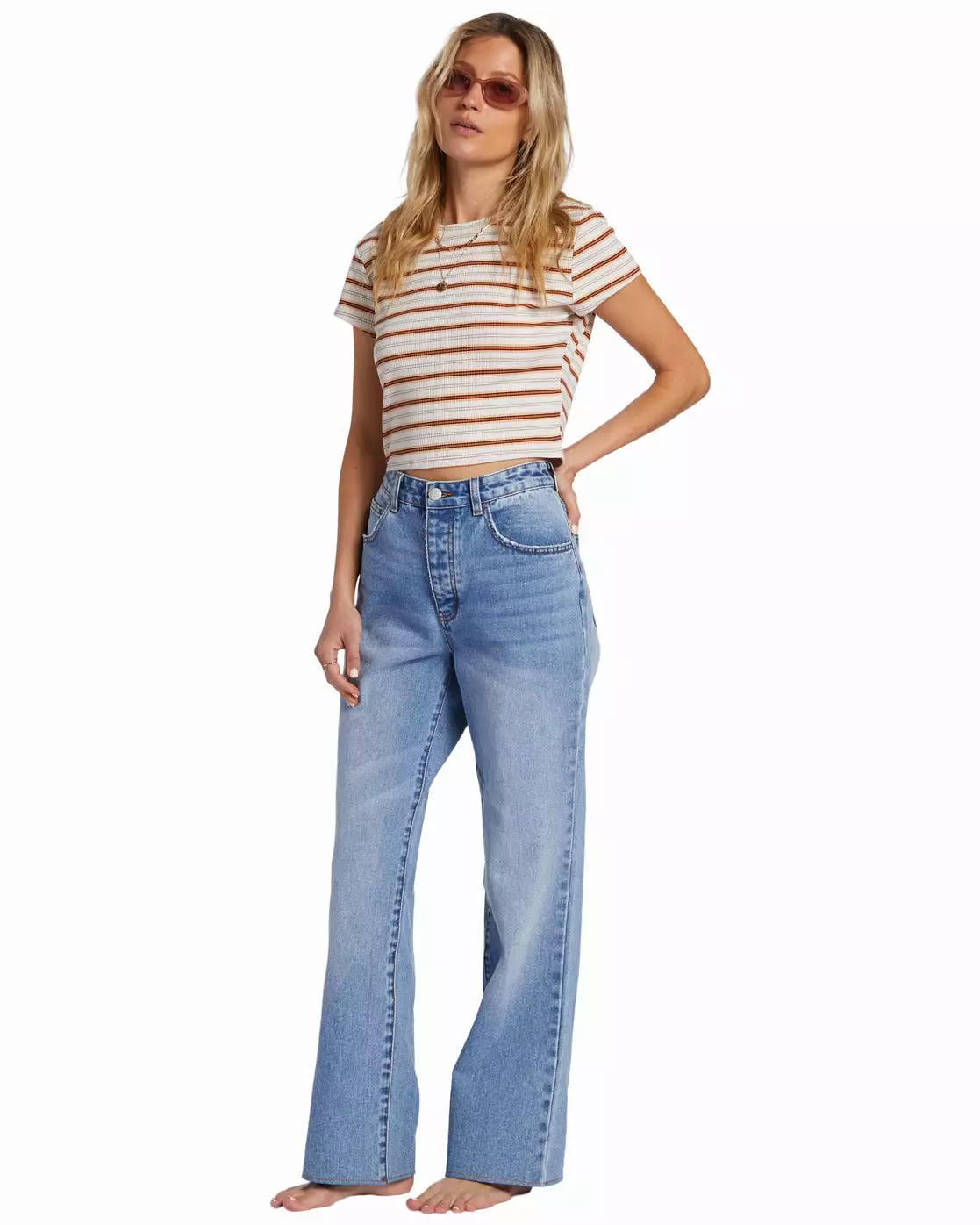 Rachel Low Waist Denim Pants