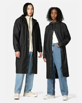 Rains Long Rain Coat Black | Men | Junkyard