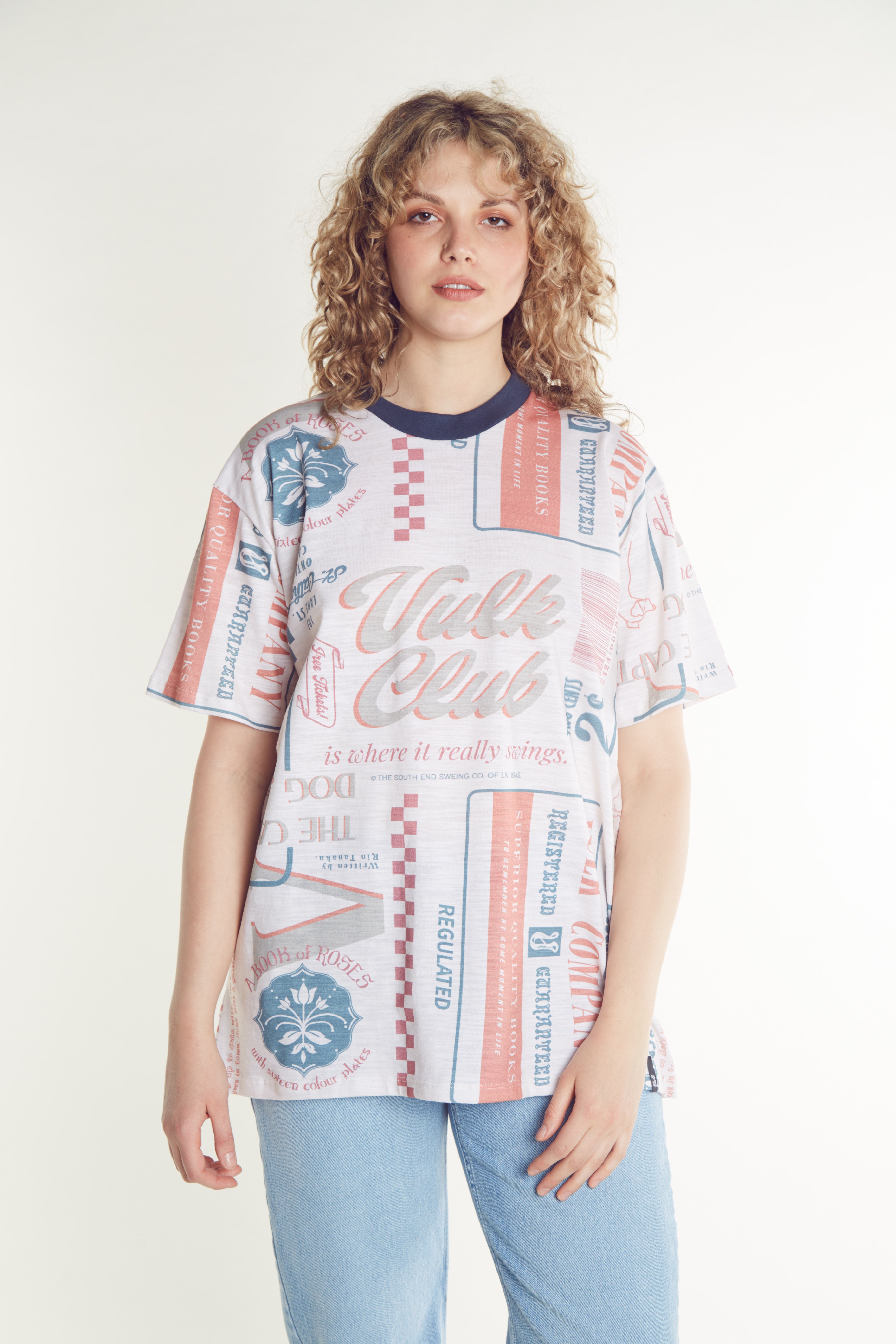 Remera Mc Vulk Vintage Paper Tee Fullprint