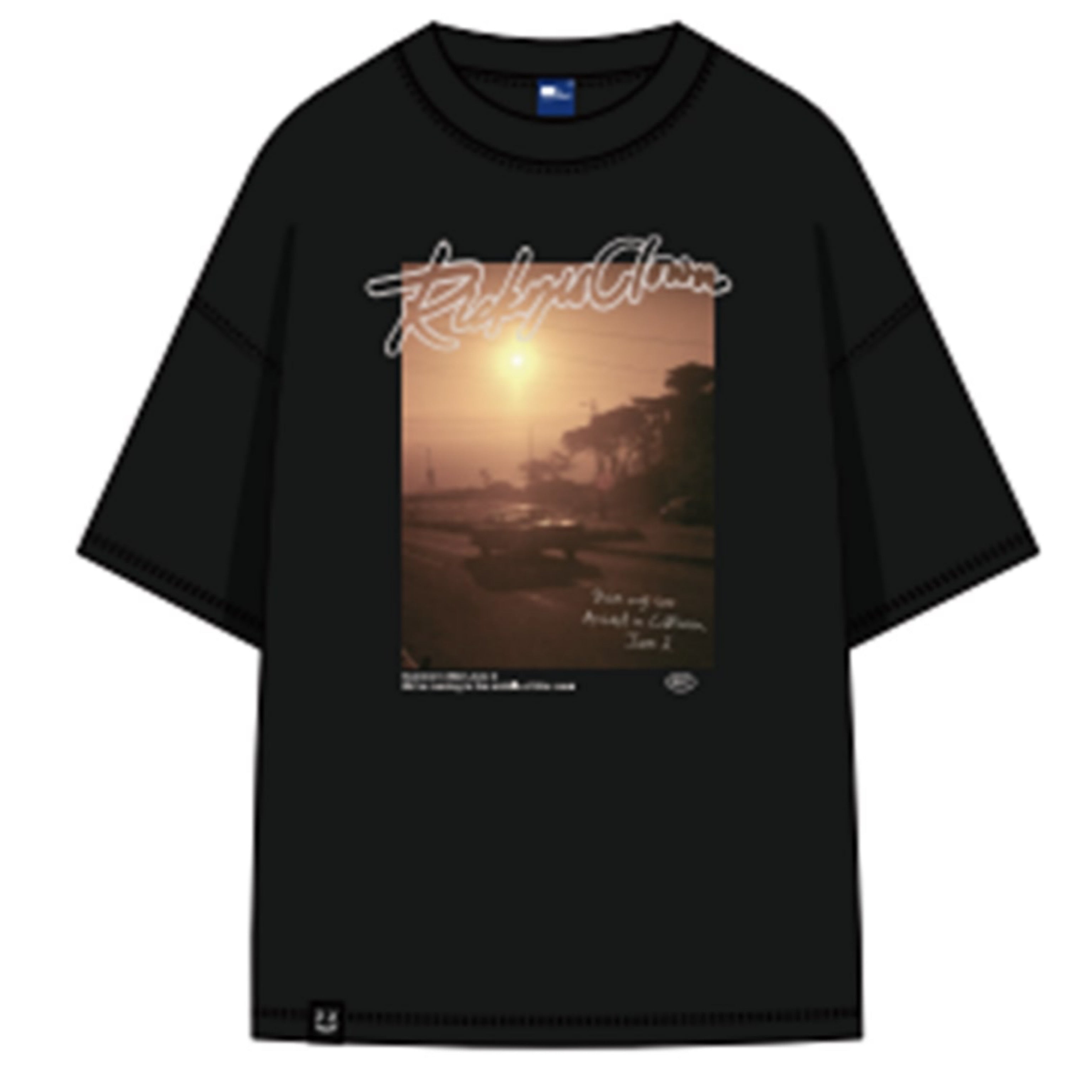 Rickyisclown [RIC] Vintage Landscape Tee Black [R4220414B-J6]