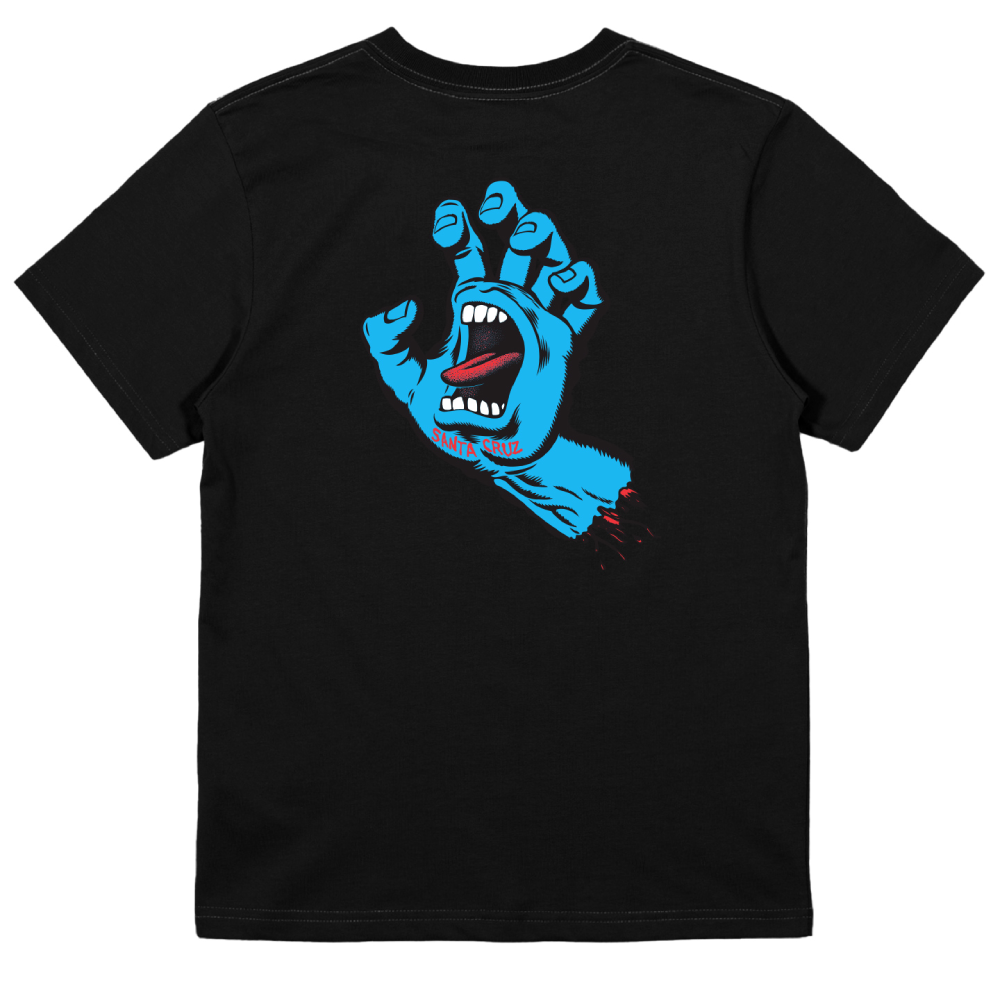 Santa Cruz OS Opus Screaming Hand T-Shirt Black