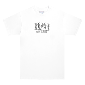 Sci-Fi Fantasy Jester's Privilege Tee White