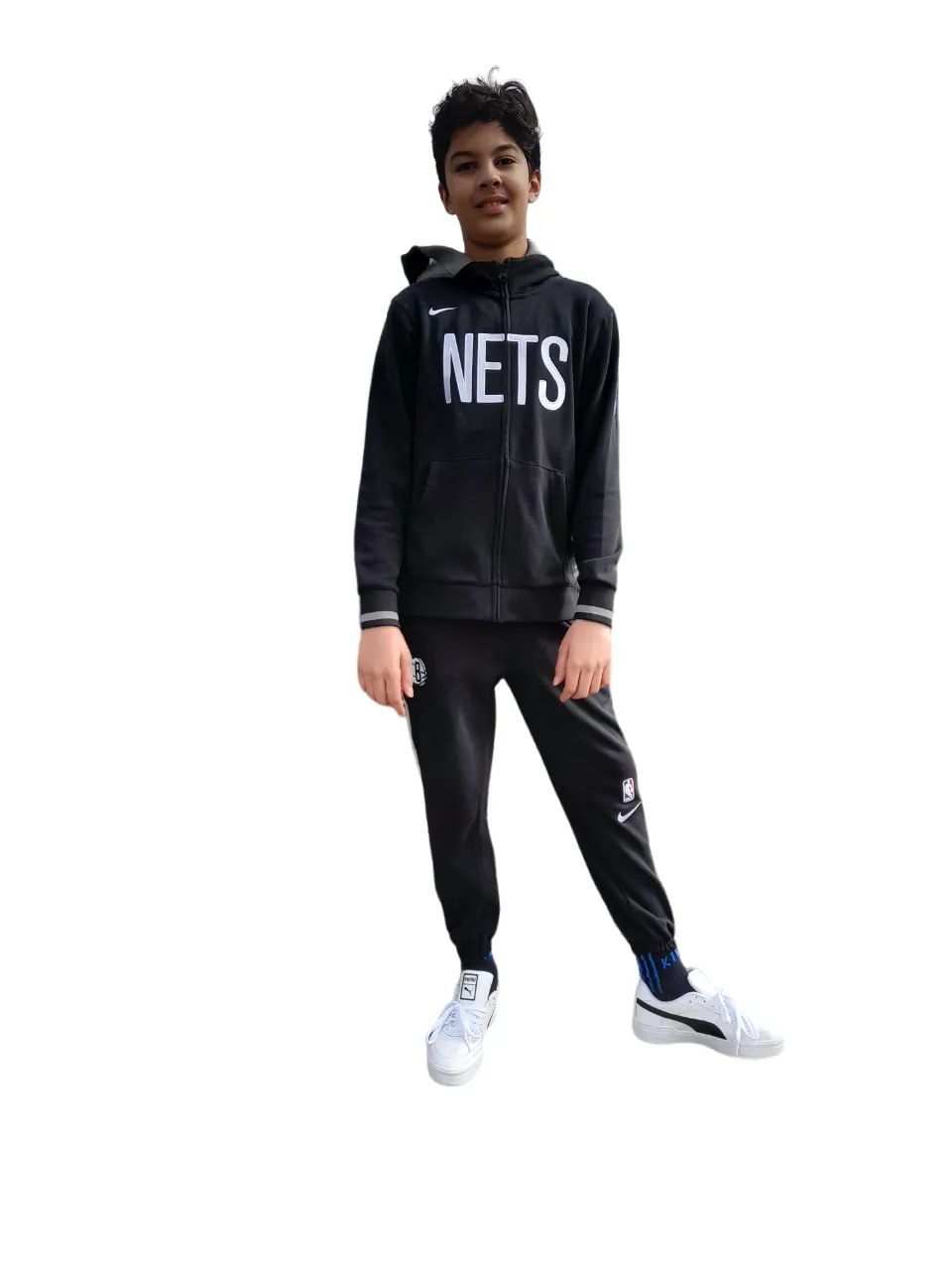 Showtime hoody full zip Brooklyn Nets kids EZ2B7FFPE