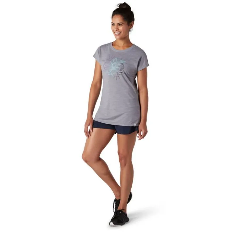 Smartwool  Merino Sport 150 Mountain Reflection Tee - T-shirt - Donna