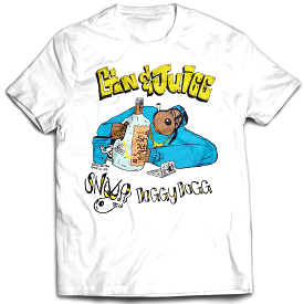 Snoop Dogg Gin and Juice Vintage Mint White Tee