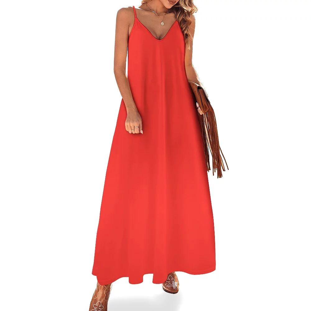 Spaghetti Strap Ankle-Length Dress Long dress