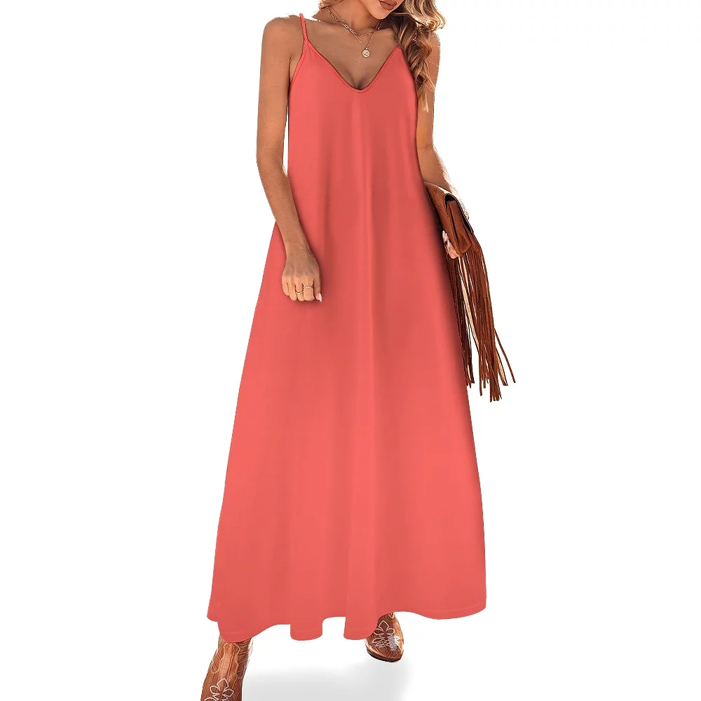 Spaghetti Strap Ankle-Length Dress Long dress