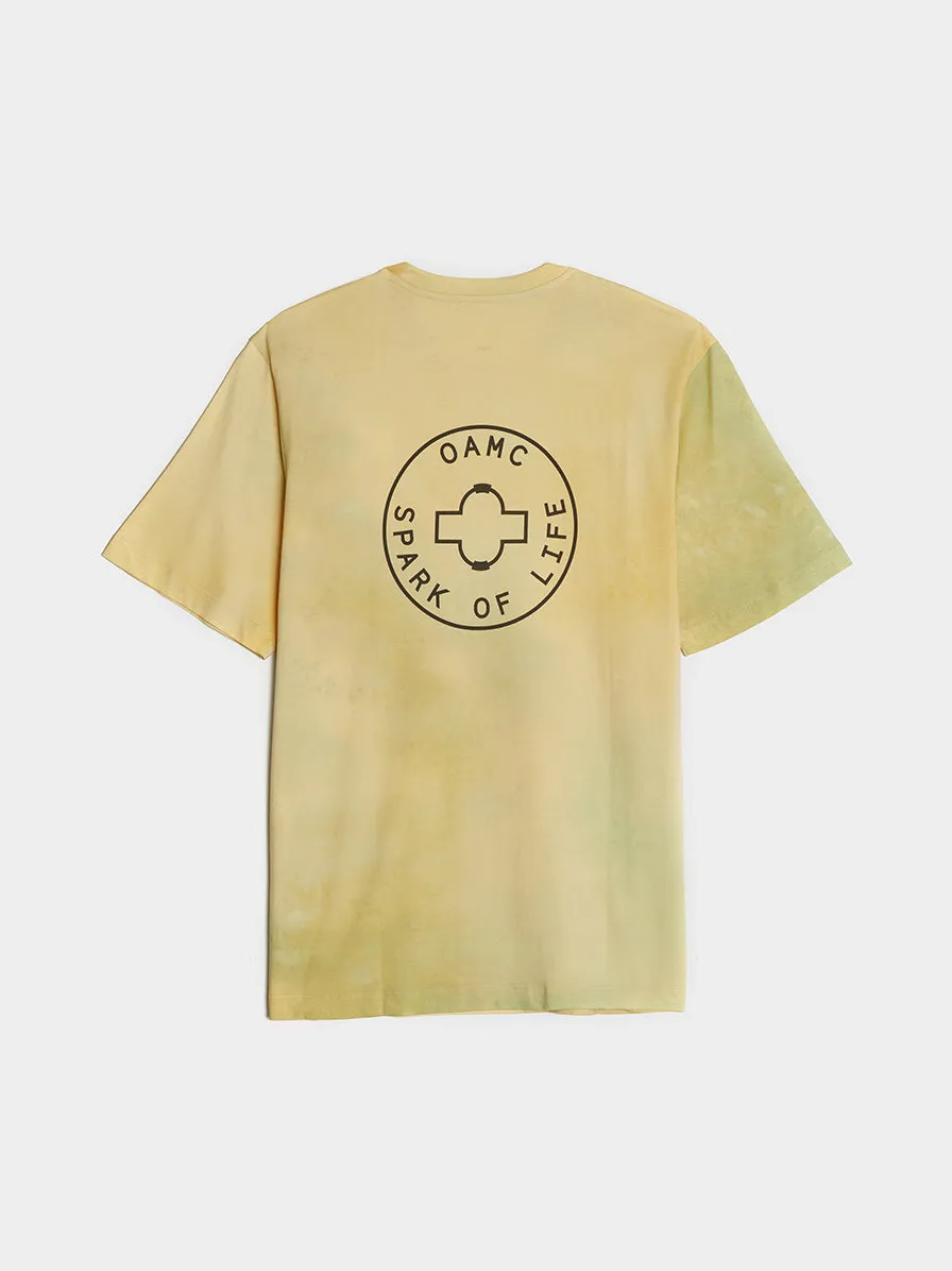 Spark Of Life T-Shirt Cloud Tee, Yellow Green