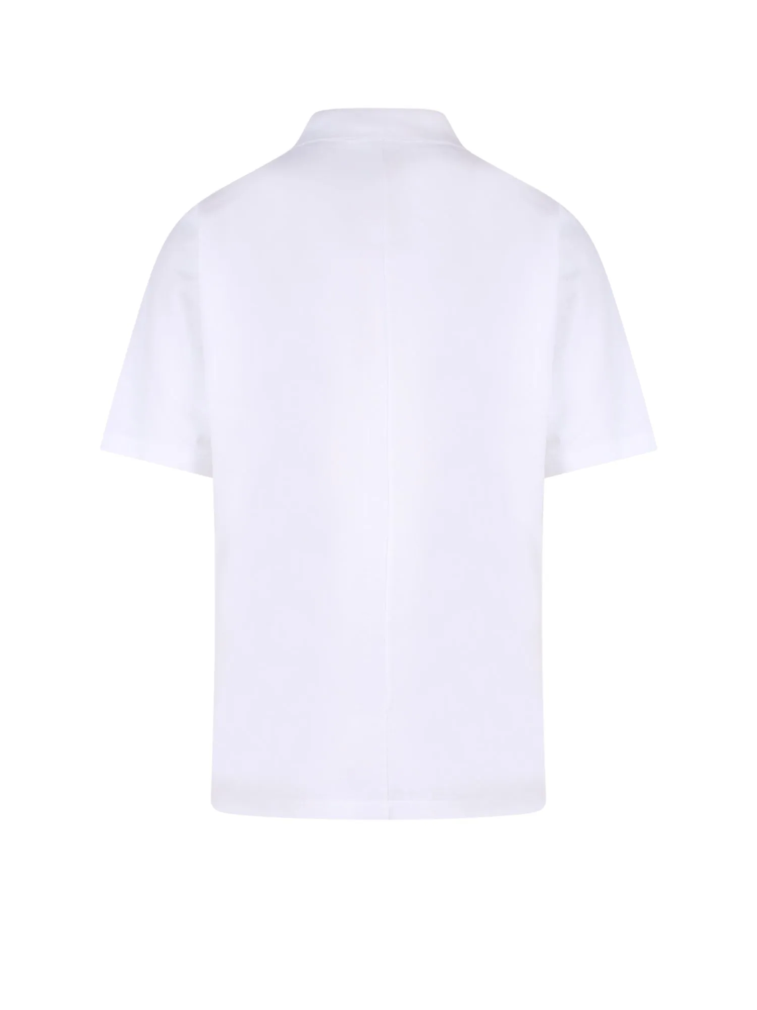 Stone Island Logo Embroidered Polo Shirt