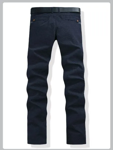 Straight slim fit Jeans for Men Denim Pants - Blue