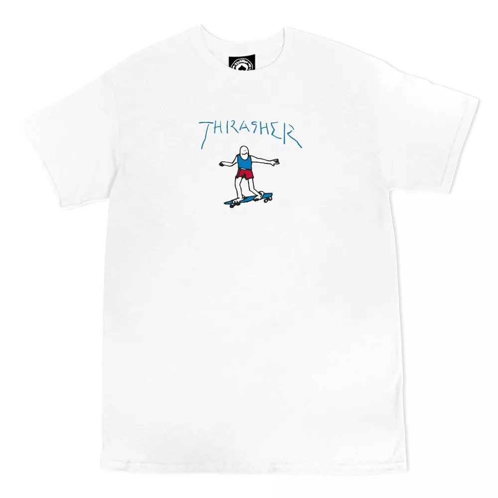 Thrasher Gonz Logo Tee White