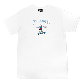 Thrasher Gonz Logo Tee White