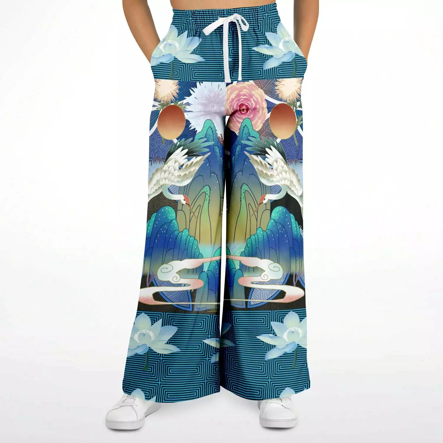 Tokyo Nights Eco-Poly Stretchy Phat Bellbottoms