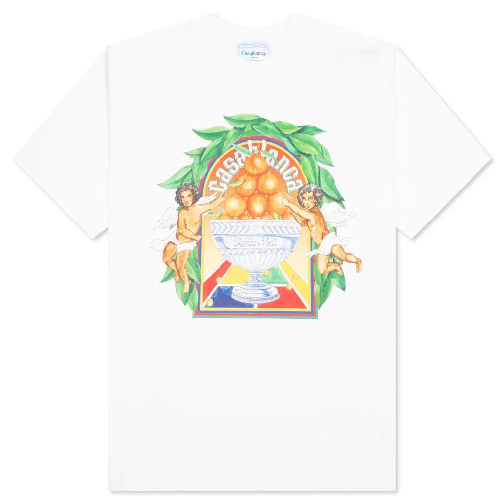 Triomphe D'Orange Tee - White