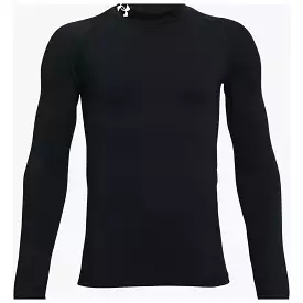 Under Armour Black/White ColdGear Armour Mock L/S Tee